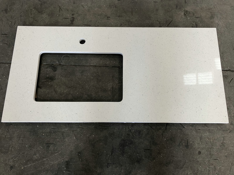 Crystal White Quartz Countertop