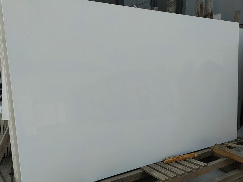 Nano Crystal White Glass Stone Slab
